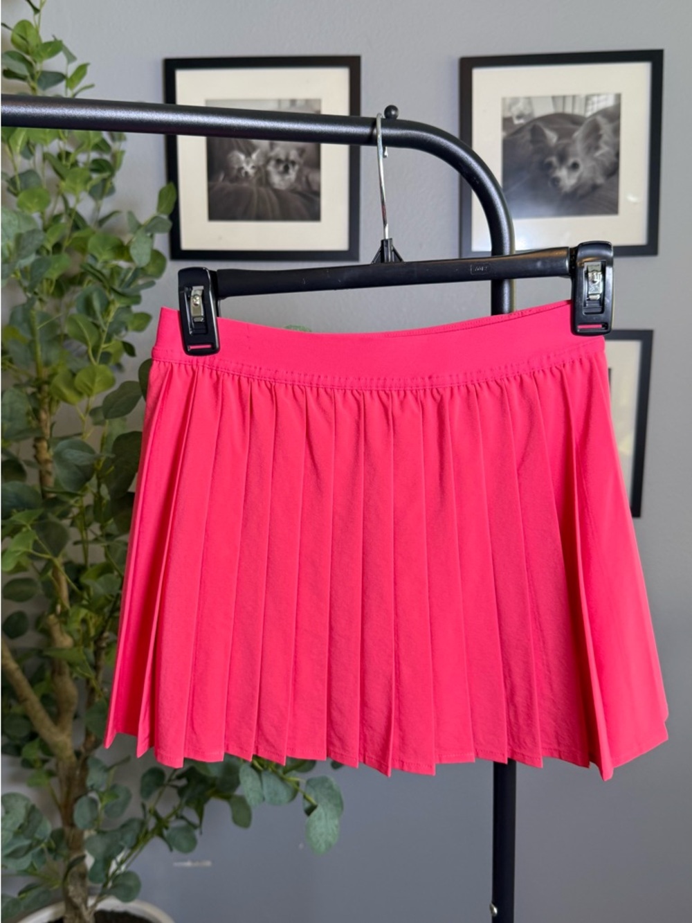 lululemon athletica Pleated Mini Skirt in Hot Pink